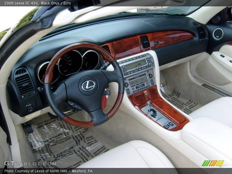 Black Onyx / Ecru 2006 Lexus SC 430