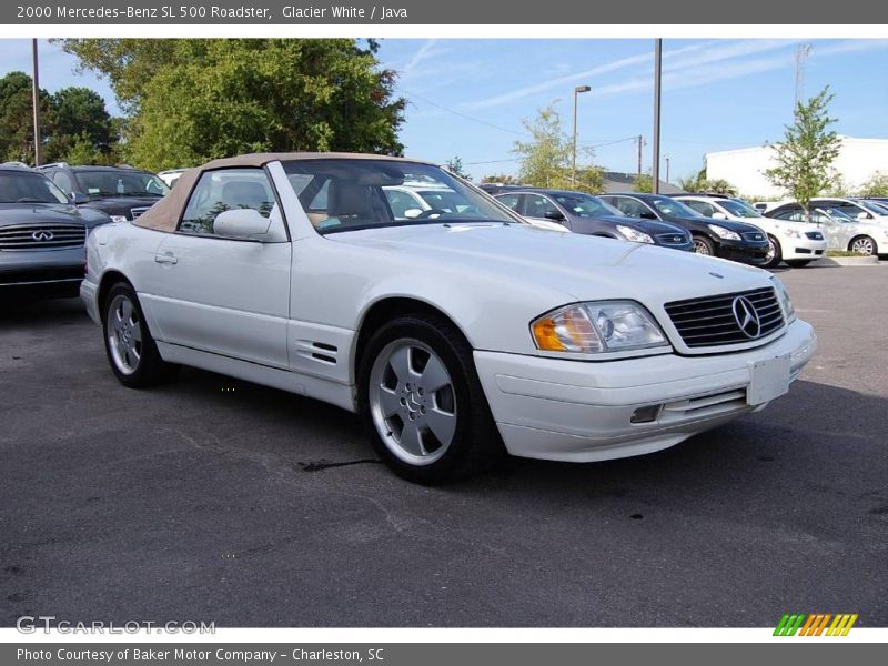 Glacier White / Java 2000 Mercedes-Benz SL 500 Roadster