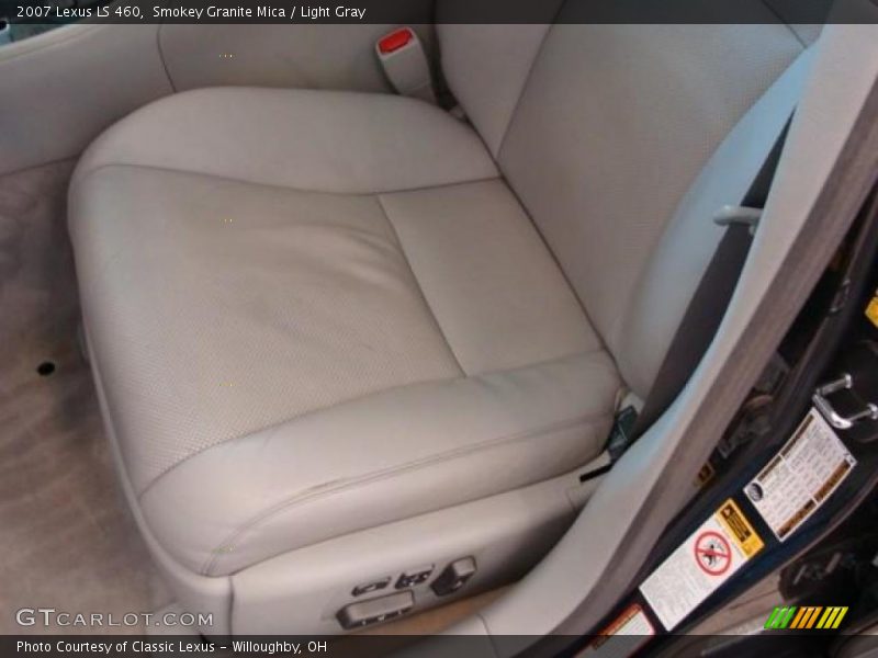 Smokey Granite Mica / Light Gray 2007 Lexus LS 460