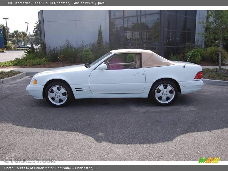 Glacier White / Java 2000 Mercedes-Benz SL 500 Roadster