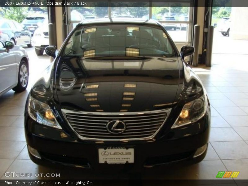 Obsidian Black / Black 2007 Lexus LS 460 L