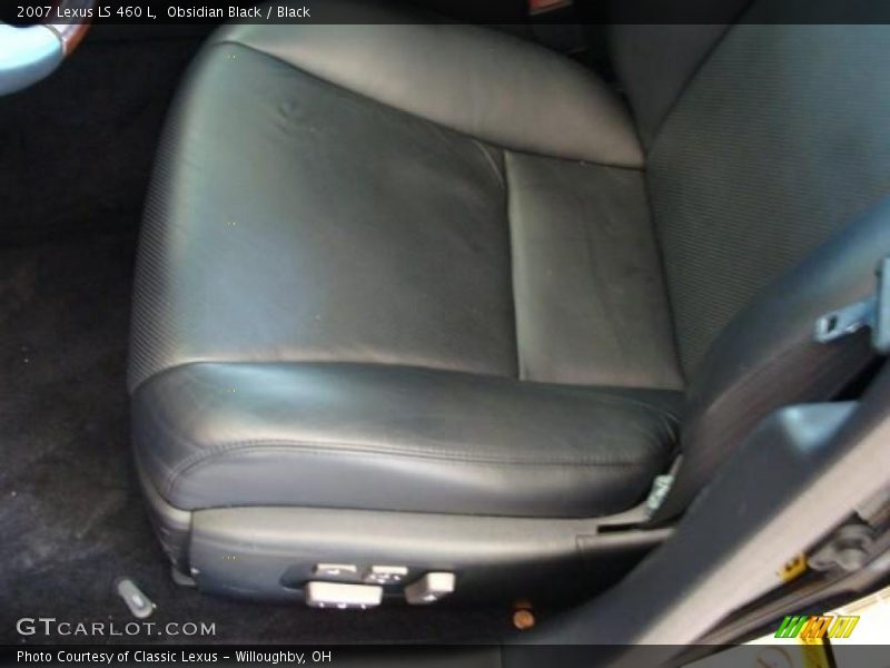 Obsidian Black / Black 2007 Lexus LS 460 L