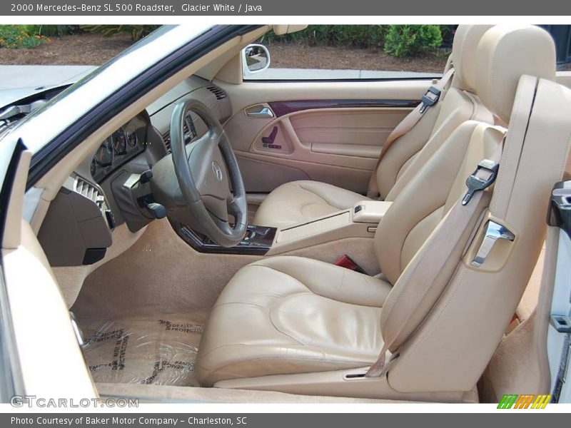 Glacier White / Java 2000 Mercedes-Benz SL 500 Roadster