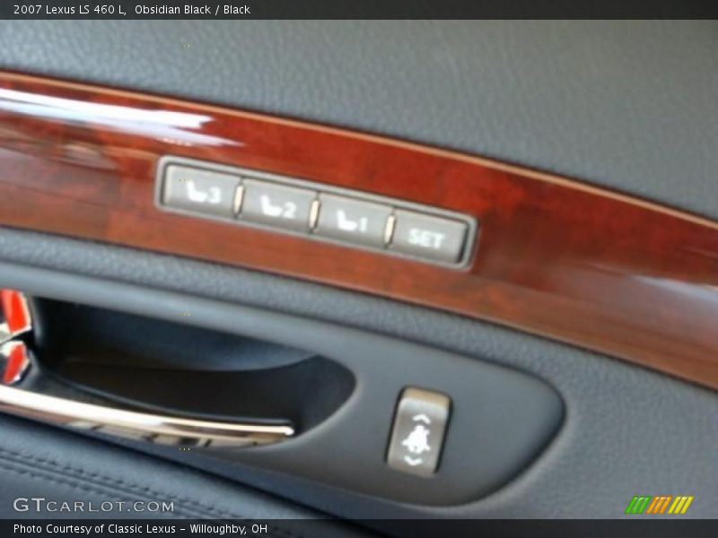 Obsidian Black / Black 2007 Lexus LS 460 L