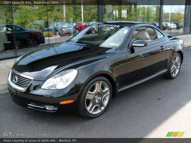 Black Onyx / Ecru 2006 Lexus SC 430