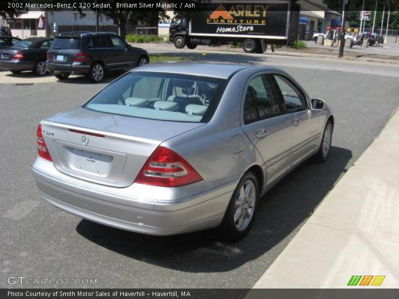 Brilliant Silver Metallic / Ash 2002 Mercedes-Benz C 320 Sedan
