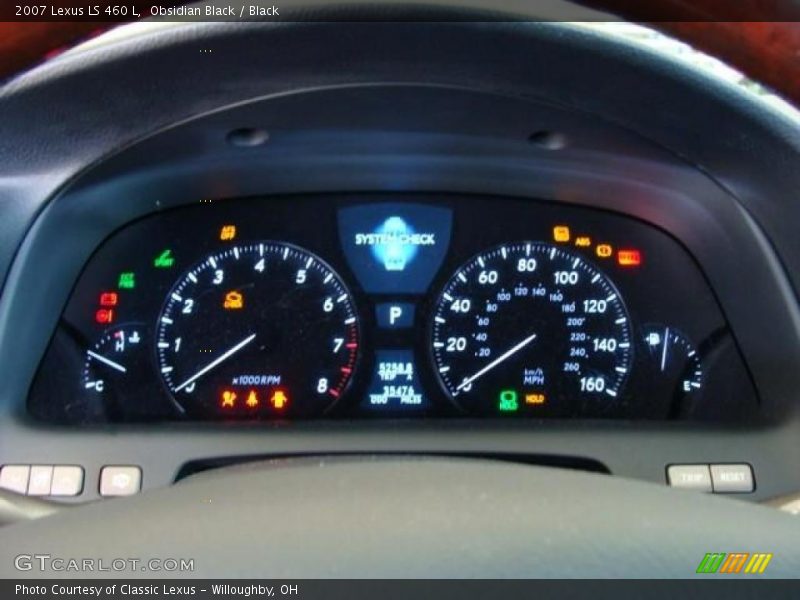 Obsidian Black / Black 2007 Lexus LS 460 L