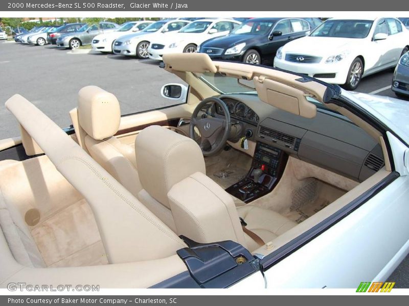 Glacier White / Java 2000 Mercedes-Benz SL 500 Roadster