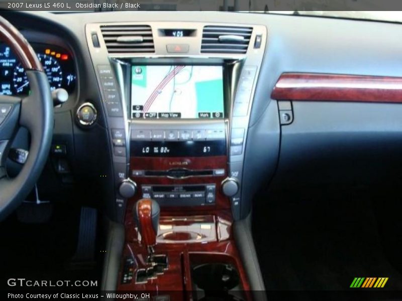 Obsidian Black / Black 2007 Lexus LS 460 L