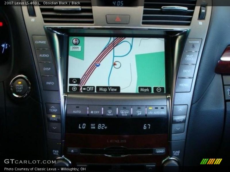 Obsidian Black / Black 2007 Lexus LS 460 L