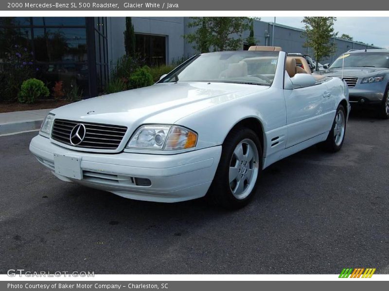 Glacier White / Java 2000 Mercedes-Benz SL 500 Roadster