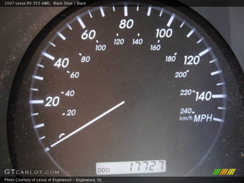 Black Onyx / Black 2007 Lexus RX 350 AWD