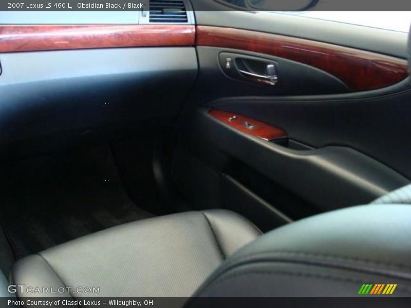 Obsidian Black / Black 2007 Lexus LS 460 L