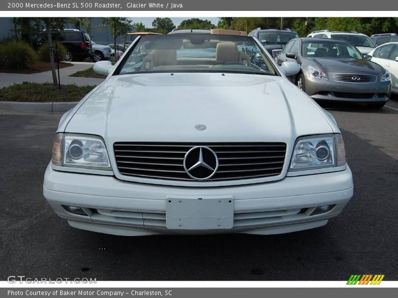 Glacier White / Java 2000 Mercedes-Benz SL 500 Roadster
