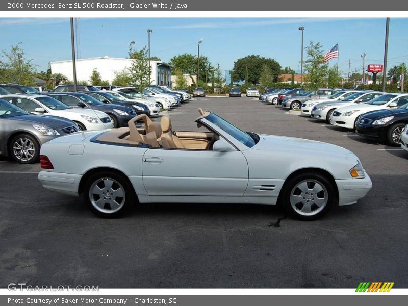 Glacier White / Java 2000 Mercedes-Benz SL 500 Roadster