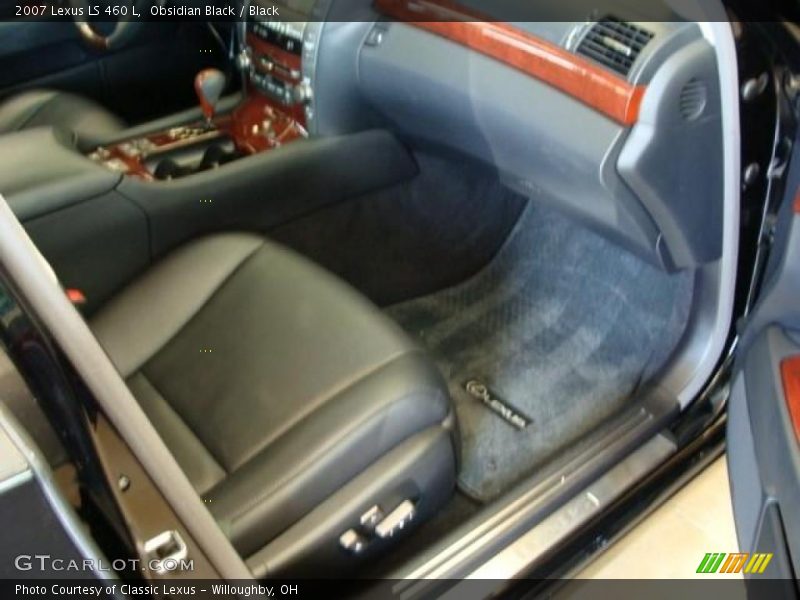 Obsidian Black / Black 2007 Lexus LS 460 L
