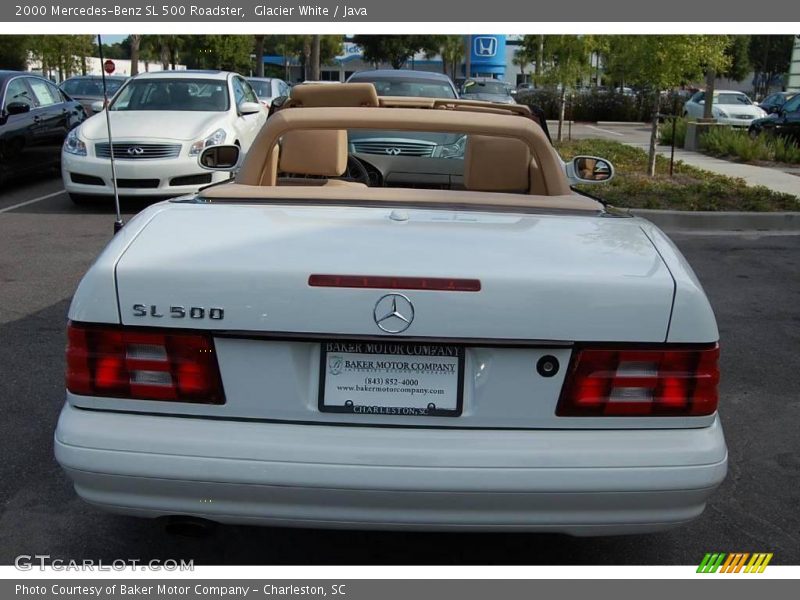 Glacier White / Java 2000 Mercedes-Benz SL 500 Roadster
