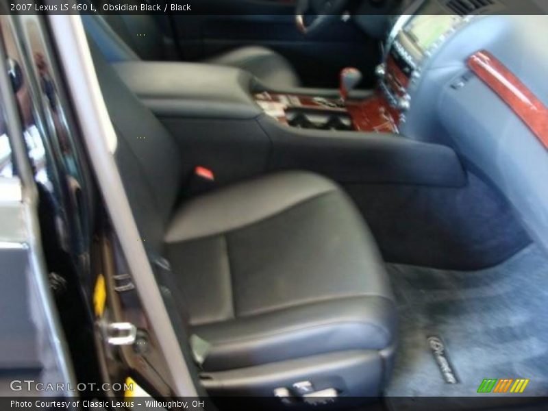 Obsidian Black / Black 2007 Lexus LS 460 L