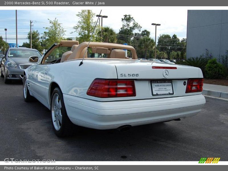 Glacier White / Java 2000 Mercedes-Benz SL 500 Roadster