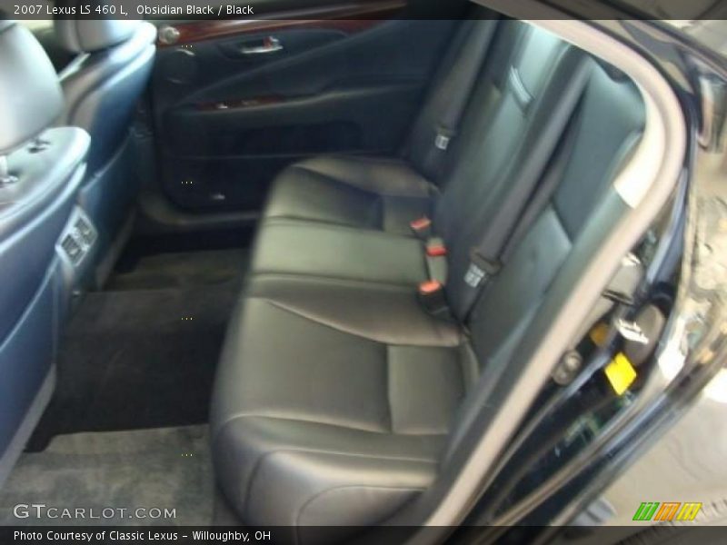 Obsidian Black / Black 2007 Lexus LS 460 L