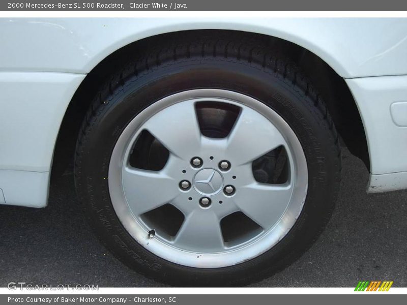 Glacier White / Java 2000 Mercedes-Benz SL 500 Roadster
