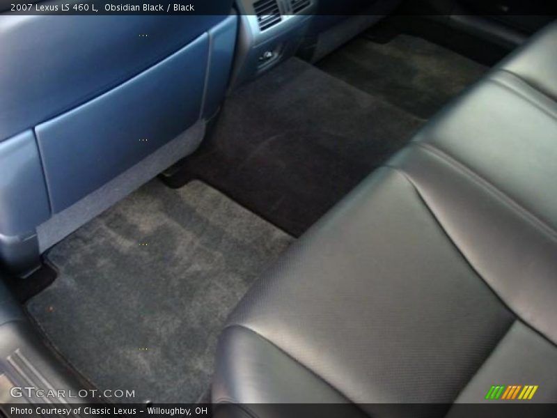 Obsidian Black / Black 2007 Lexus LS 460 L
