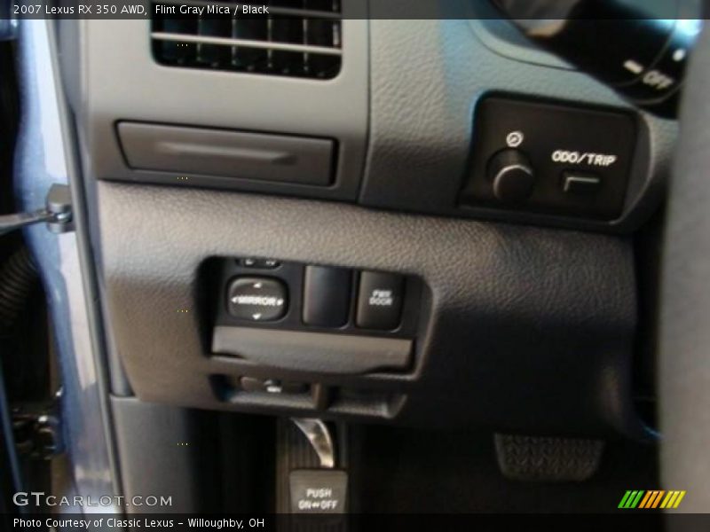 Flint Gray Mica / Black 2007 Lexus RX 350 AWD