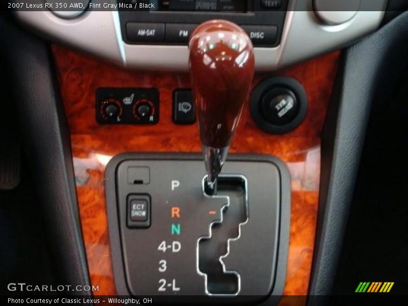 Flint Gray Mica / Black 2007 Lexus RX 350 AWD