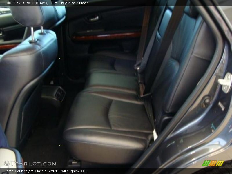 Flint Gray Mica / Black 2007 Lexus RX 350 AWD