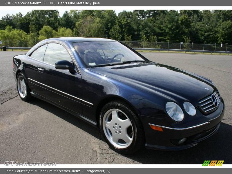 Capri Blue Metallic / Java 2002 Mercedes-Benz CL 500