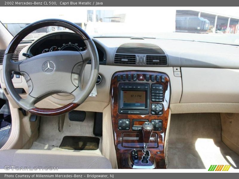 Capri Blue Metallic / Java 2002 Mercedes-Benz CL 500