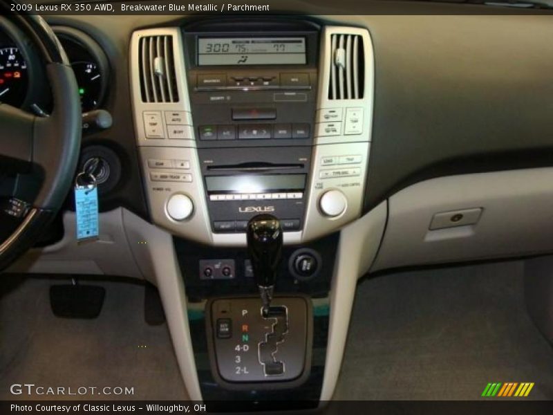 Breakwater Blue Metallic / Parchment 2009 Lexus RX 350 AWD