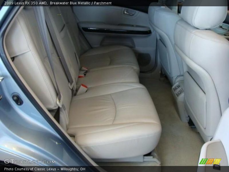 Breakwater Blue Metallic / Parchment 2009 Lexus RX 350 AWD
