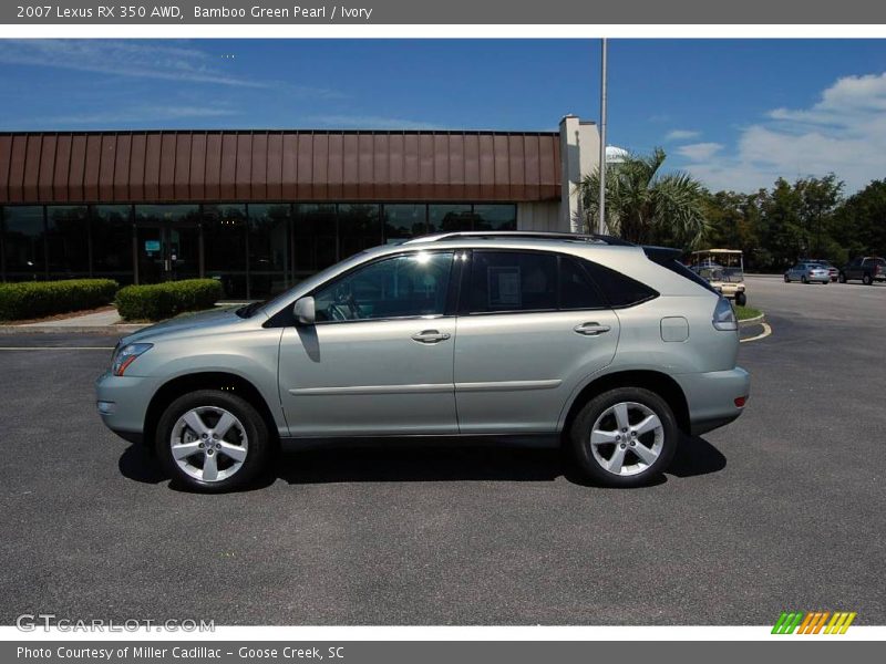 Bamboo Green Pearl / Ivory 2007 Lexus RX 350 AWD