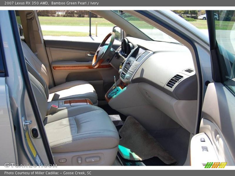 Bamboo Green Pearl / Ivory 2007 Lexus RX 350 AWD