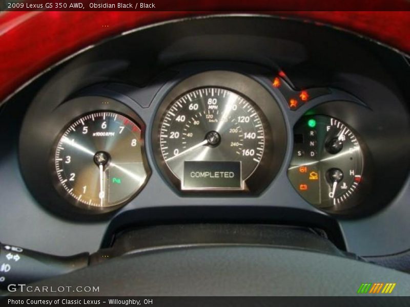 Obsidian Black / Black 2009 Lexus GS 350 AWD