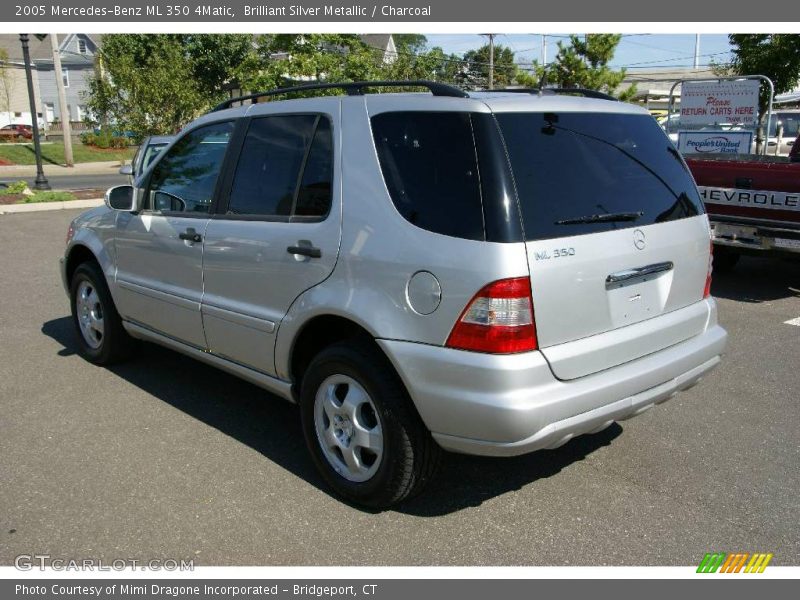 Brilliant Silver Metallic / Charcoal 2005 Mercedes-Benz ML 350 4Matic