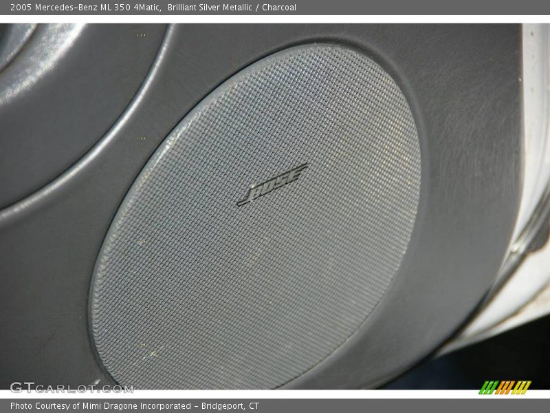 Brilliant Silver Metallic / Charcoal 2005 Mercedes-Benz ML 350 4Matic