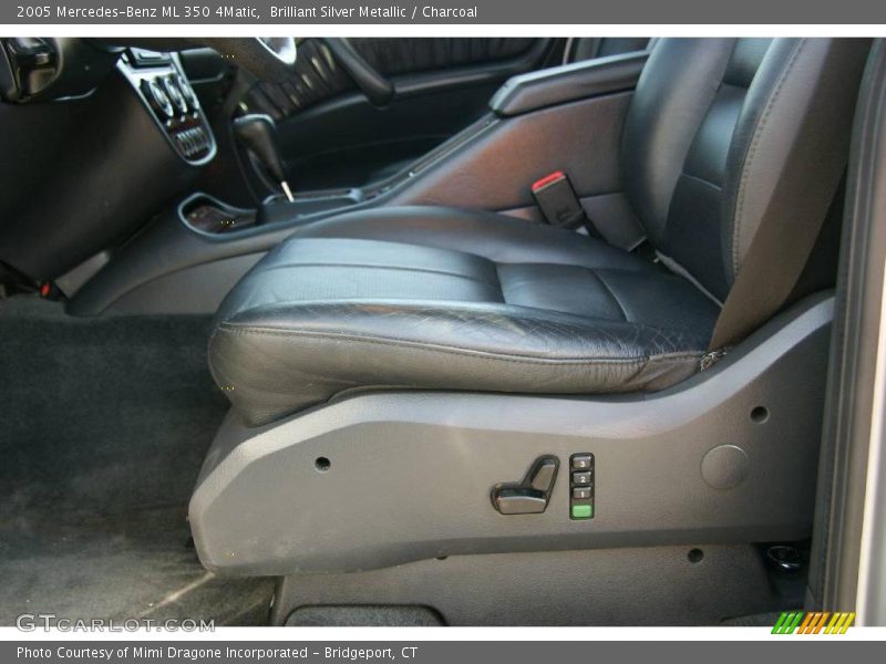 Brilliant Silver Metallic / Charcoal 2005 Mercedes-Benz ML 350 4Matic