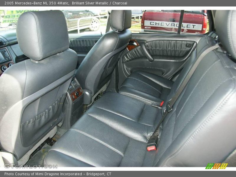 Brilliant Silver Metallic / Charcoal 2005 Mercedes-Benz ML 350 4Matic
