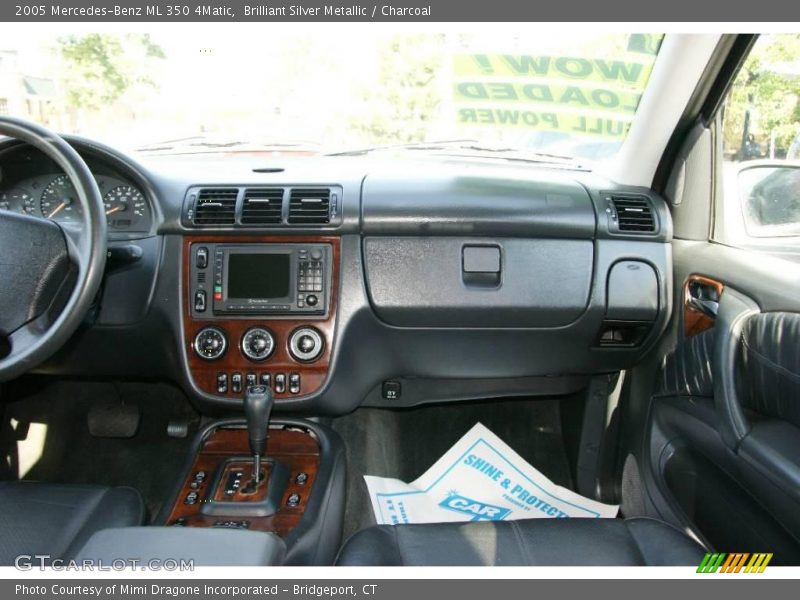 Brilliant Silver Metallic / Charcoal 2005 Mercedes-Benz ML 350 4Matic