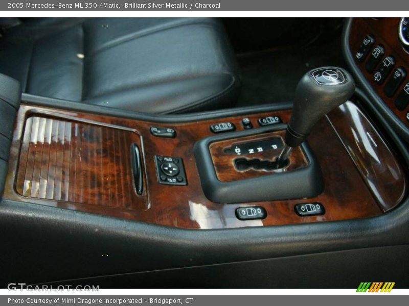 Brilliant Silver Metallic / Charcoal 2005 Mercedes-Benz ML 350 4Matic