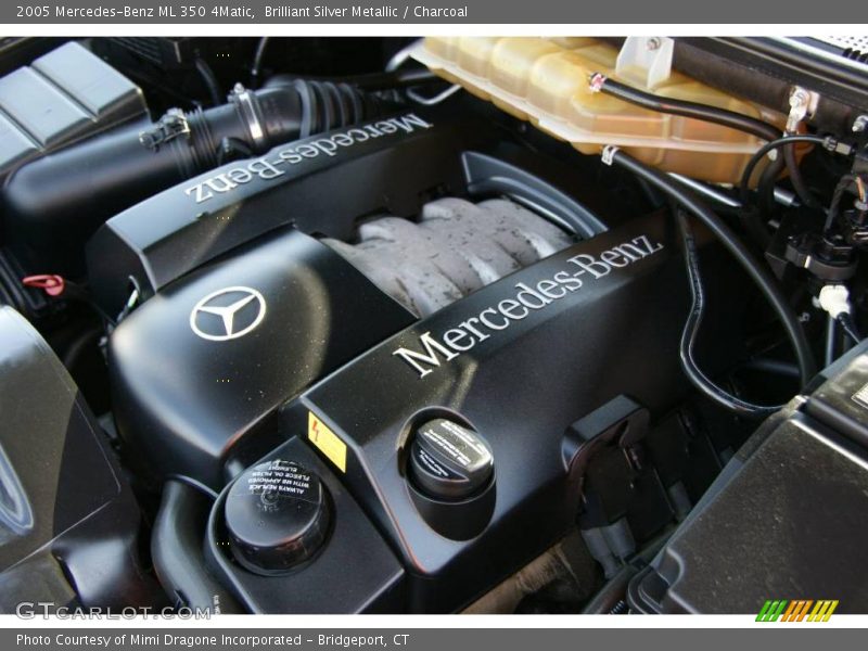 Brilliant Silver Metallic / Charcoal 2005 Mercedes-Benz ML 350 4Matic