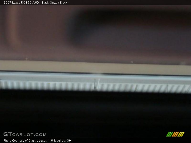 Black Onyx / Black 2007 Lexus RX 350 AWD