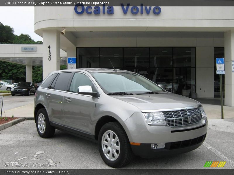 Vapor Silver Metallic / Medium Light Stone 2008 Lincoln MKX