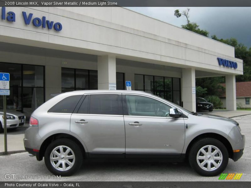Vapor Silver Metallic / Medium Light Stone 2008 Lincoln MKX