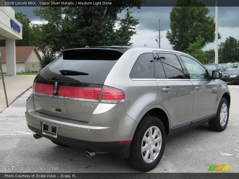 Vapor Silver Metallic / Medium Light Stone 2008 Lincoln MKX