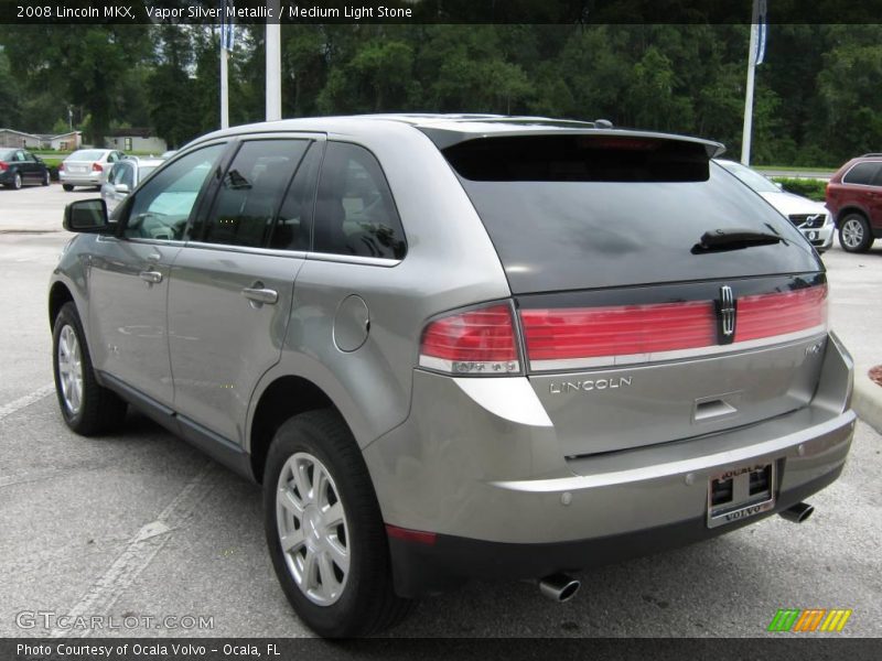 Vapor Silver Metallic / Medium Light Stone 2008 Lincoln MKX