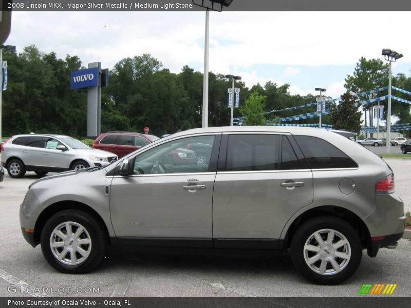 Vapor Silver Metallic / Medium Light Stone 2008 Lincoln MKX