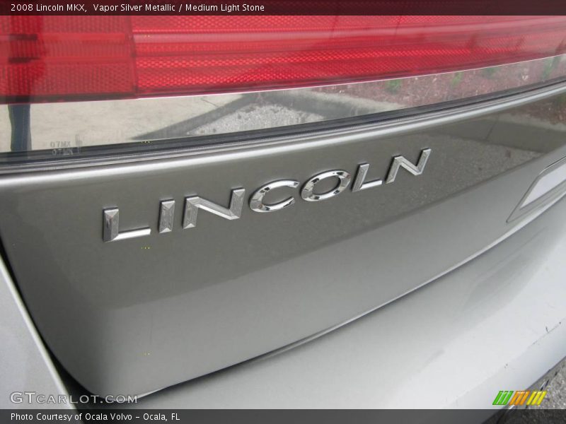Vapor Silver Metallic / Medium Light Stone 2008 Lincoln MKX